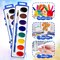Watercolor Paint Set Bulk,3 Pack,8 Colors Watercolors Paint with Paintbrush.Washable Watercolor Paint Set Kids